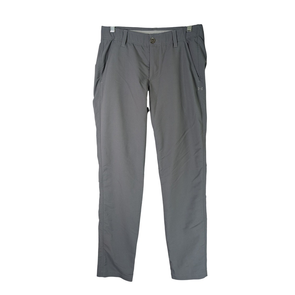 Under Armour Golf Pants Mens 30x32 Gray Performance Straight Leg Stretch